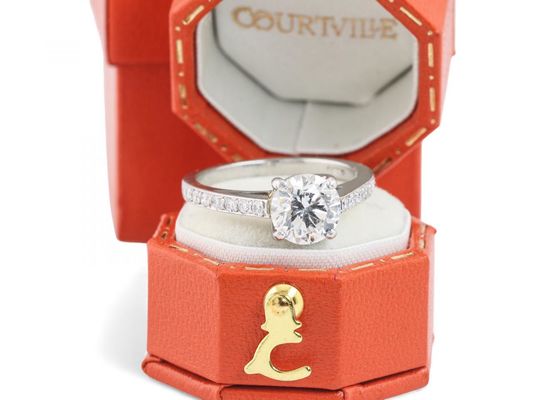 1.53ct Brilliant Cut Diamond Engagement Ring in Platinum