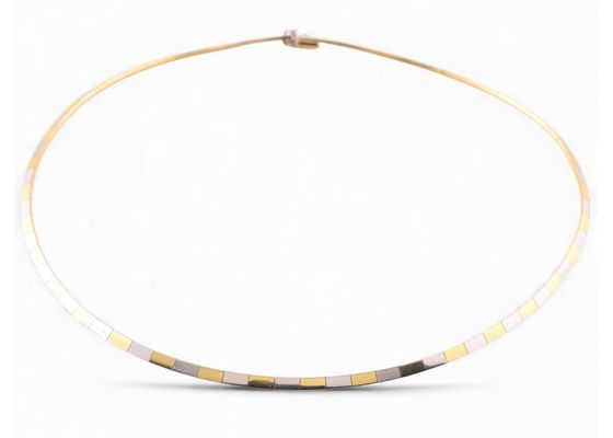 18k Italian Gold Choker Necklace