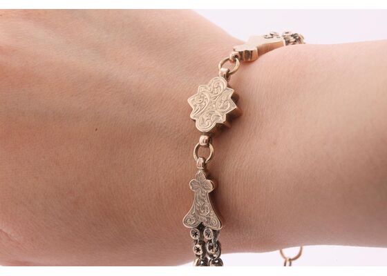 Victorian multi strand decorative bracelet