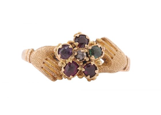 Late Georgian Acrostic Ring