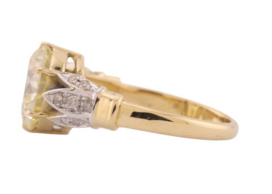 yellow diamond engagement ring