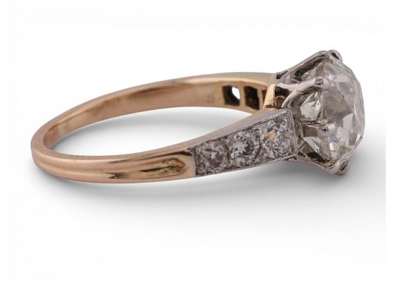 Early 20th Century diamond single-stone ring