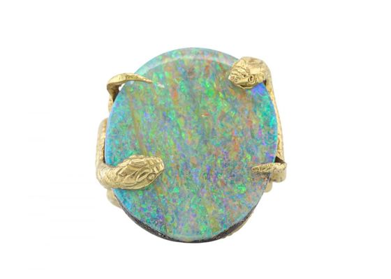 Opal and Gold ring