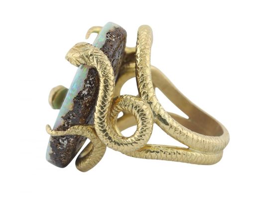 Opal and Gold ring